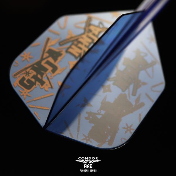 ダーツ フライト CONDOR AXE GINJA NINJA クリアブルー Matt Champbell 選手モデル コンドルアックス ギンジャニンジャ マット・キャンベル |  | 09