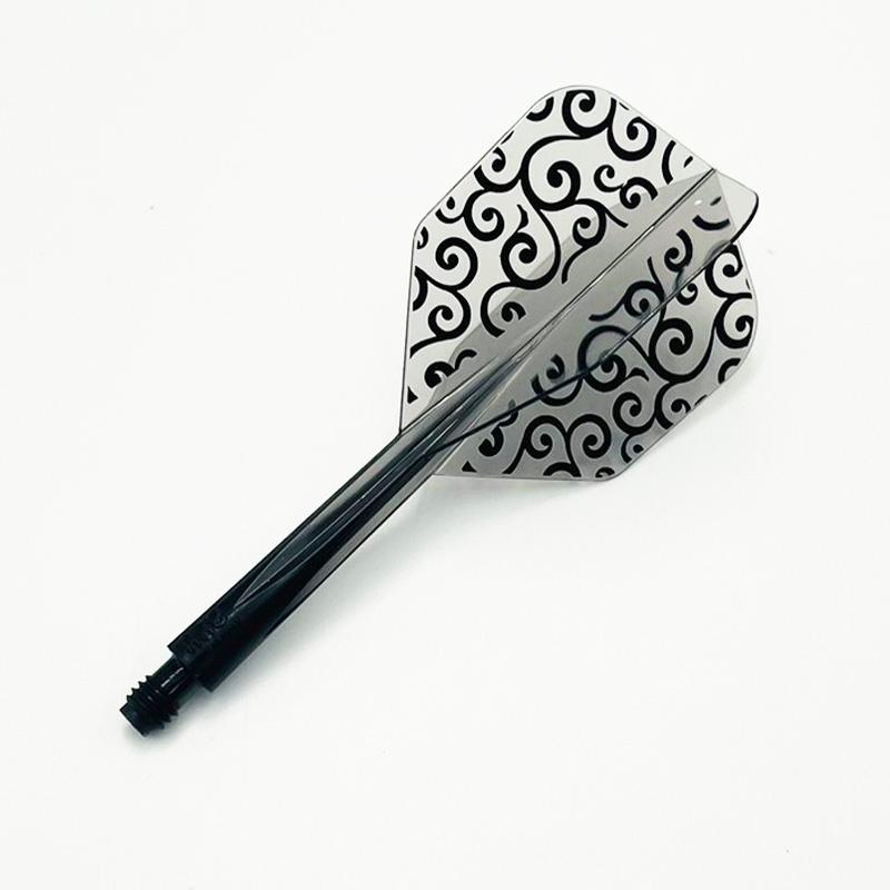 TiTOオンライン限定 ダーツ フライト CONDOR AXE 唐草模様 Small クリアブラック コンドルアックス |  | 01