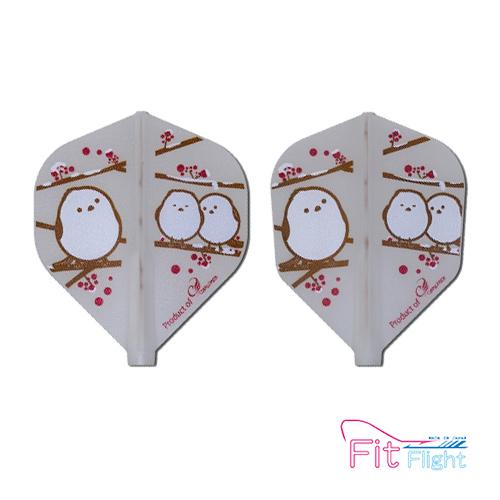 ダーツ フライト コスモダーツ Fitフライト Fit Flight Printed Series Snow Fairy flfit