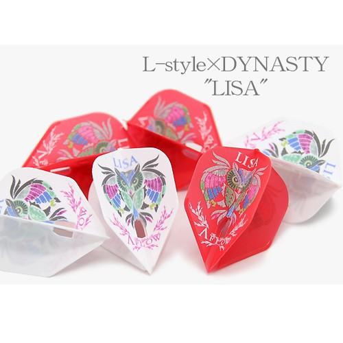 ダーツ フライト L-Style×DYNASTY LISA レッド |  | 01
