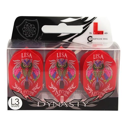 ダーツ フライト L-Style×DYNASTY LISA レッド |  | 03