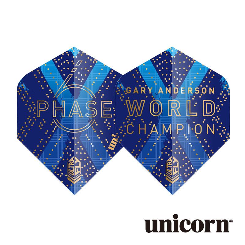 ダーツ フライト Unicorn ULTRAFLY 100 PLUS GARY ANDERSON World Champion Phase6 ユニコーン ウルトラフライ ゲイリー・アンダーソン（ポスト便OK/1トリ） | 