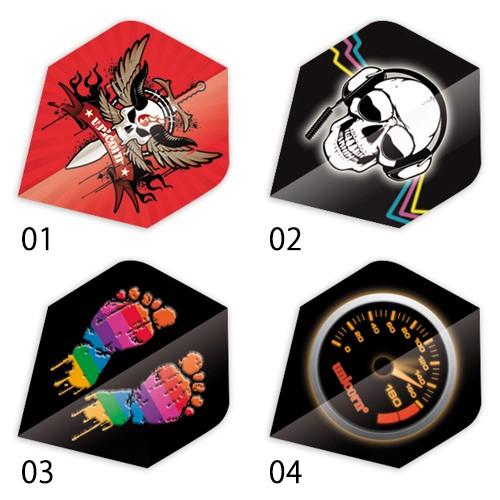 ダーツ フライト unicorn CORE .75 ユニコーン イラストシリーズ1(ポスト便OK/2トリ) | unicorn（ダーツ） | 01