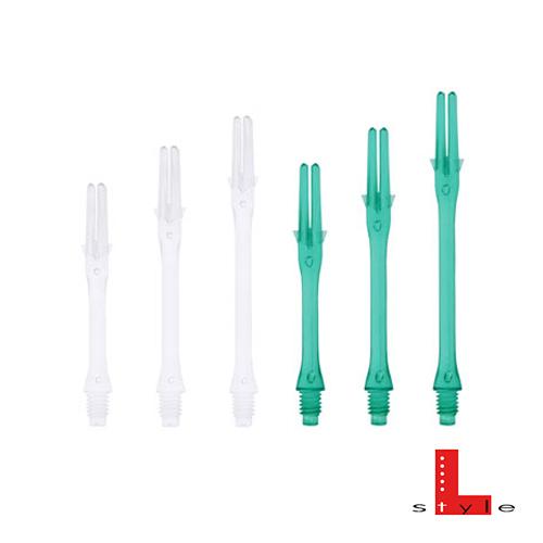 ダーツ シャフト エルスタイル L-Style L-Shaft スリム・ロック クリア エメラルド (ポスト便OK/2トリ) | 