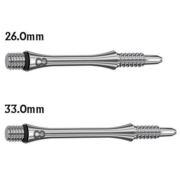 ダーツ シャフト 8フライト 8FLIGHT SLIM TITANIUM FIXED SHAFT(ポスト