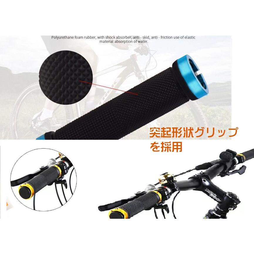 kamejiro　グラスアイ　オフセットハンドル　ガングリップ　Cタイプ 自転車 ハンドル グリップ クロスバイク ママチャリ 滑り止め 付け替え
