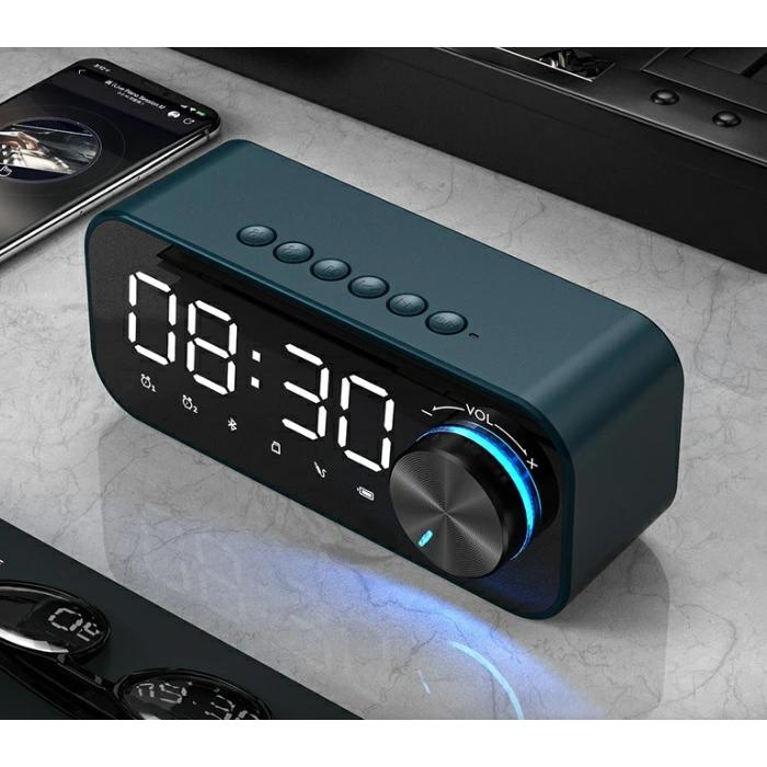 Bluetooth スピーカー 高音質 目覚まし時計 デジタル 寝室 ナイト