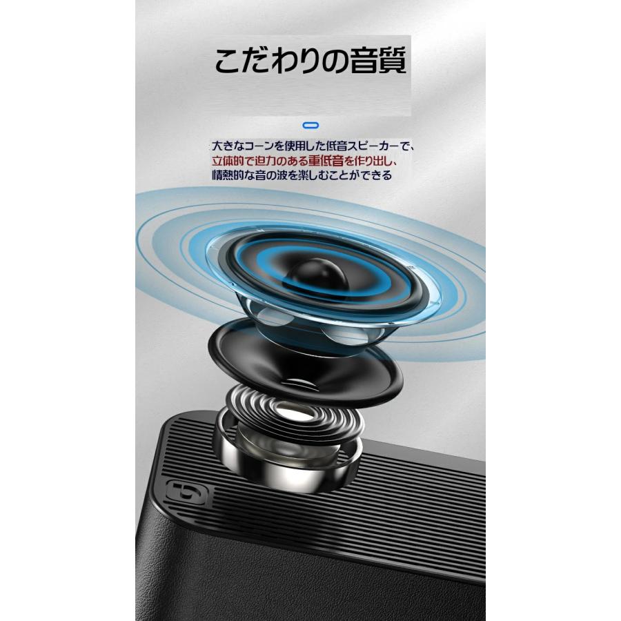 Bluetooth スピーカー 高音質 目覚まし時計 デジタル 寝室 ナイト
