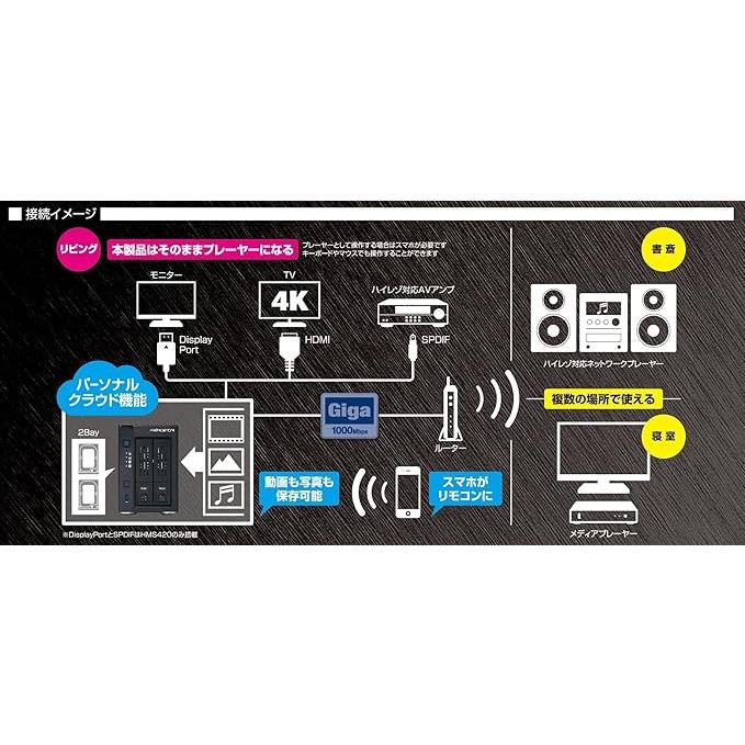 プリンストン Digizo ホームメディアサーバー NASキット プリンストン Digizo ホームメディアサーバー NASキット