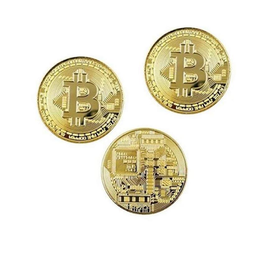 ビットコイン 3枚セット 黄金に輝く 金運 強運 ゴルフマーカー bitcoin レプリカ　景品 仮想通貨 雑貨 お守り プレゼント  TEC-BITCOIND : PCBOX78ヤフー店 - 通販 - Yahoo!ショッピング