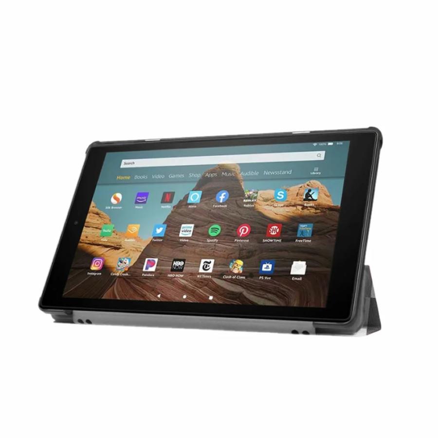 Fire7用 ケース 2019年 第9世代 Fire7 2017 第7世代 カバー 手帳型 スタンド 保護 タブレットtecc ...