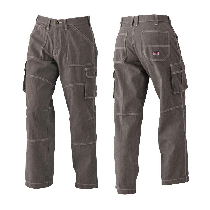 DOGMAN ドッグマン カーゴパンツ 8115 ヒッコリーストライプ 作業服