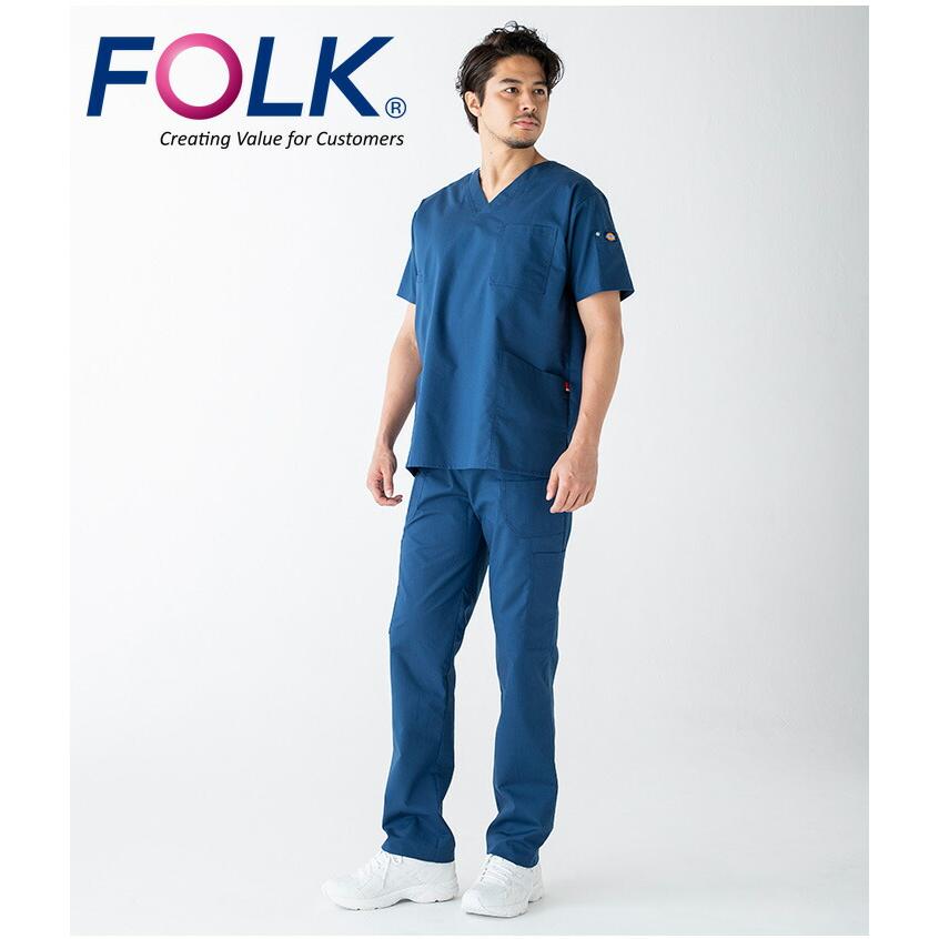 スクラブ上下セット DickiesFOLK男女兼用7033SC5017SCメンズレディース