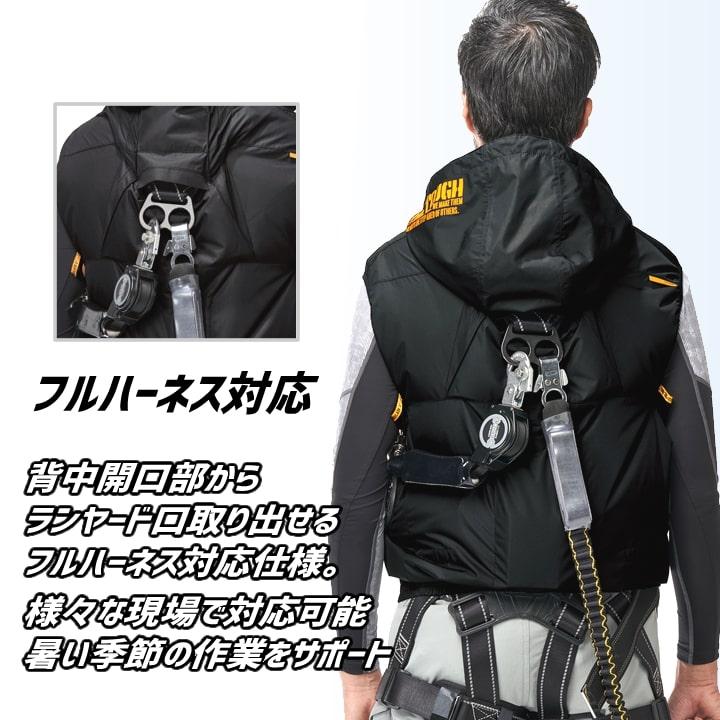 即日発送 空調ウェア 空調風神服 ベスト サイドファン 服のみ 7700