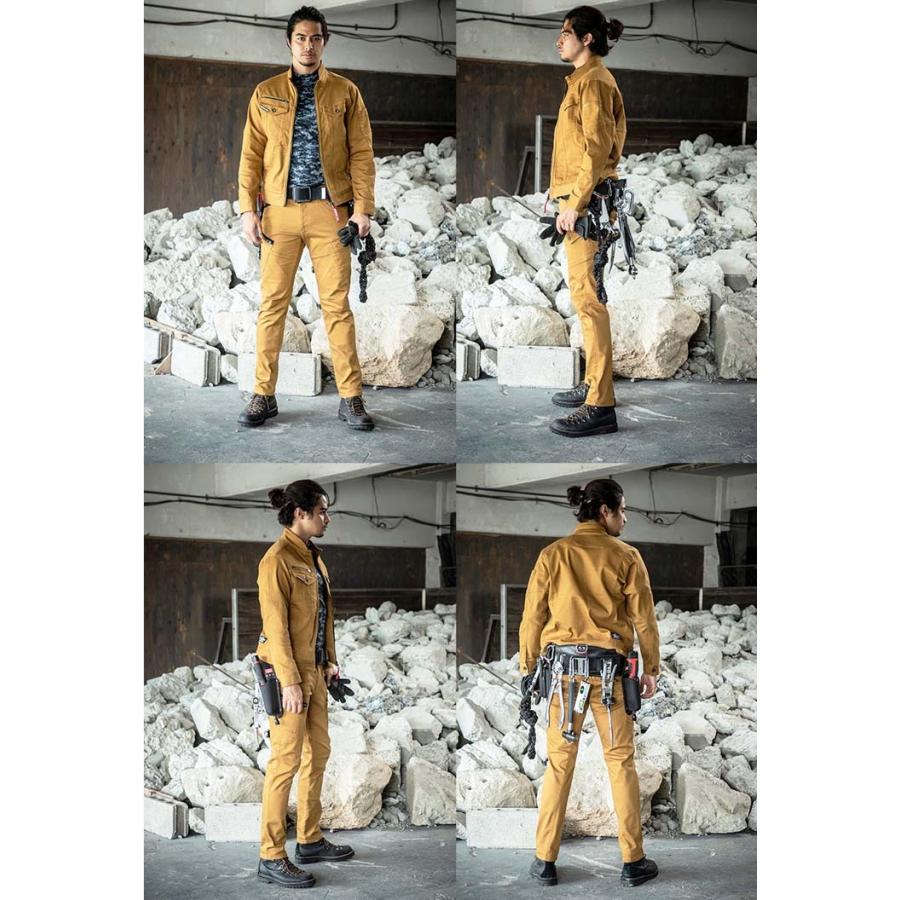 BURTLE（バートル） デニム 上下セット 作業着 ジャケット 5001 カーゴ