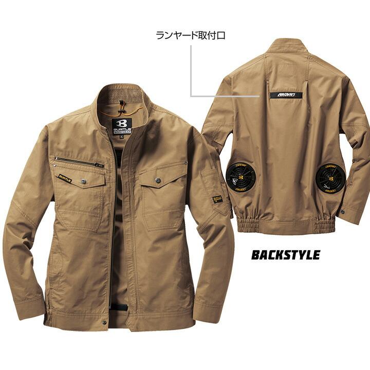とも BURTLE AC1131 空調服 4L サイズ5個 BURTLE（バートル） 空調作業服 ブルゾン 長袖 エアークラフト 涼しい