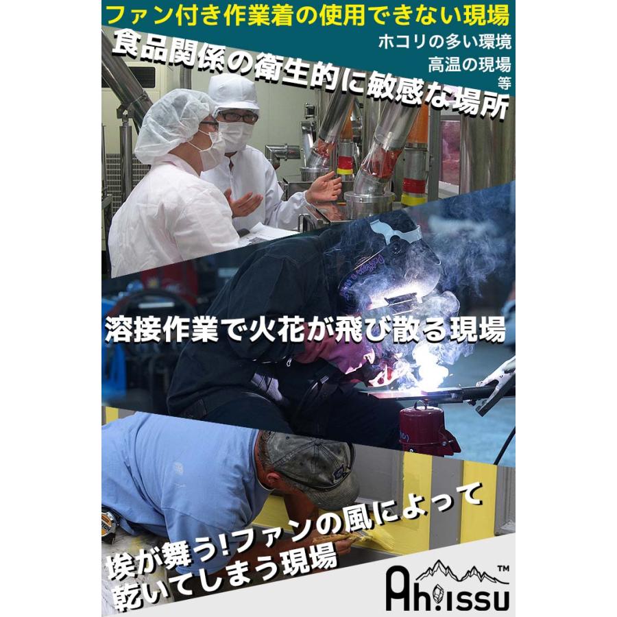 冷水ベスト バッテリー付き セット 水冷式 熱中症対策 猛暑 中国産業 ICW001 静音 冷感 涼しい 作業服 作業着 食品工場 溶接 即日発送｜darumashouten｜07