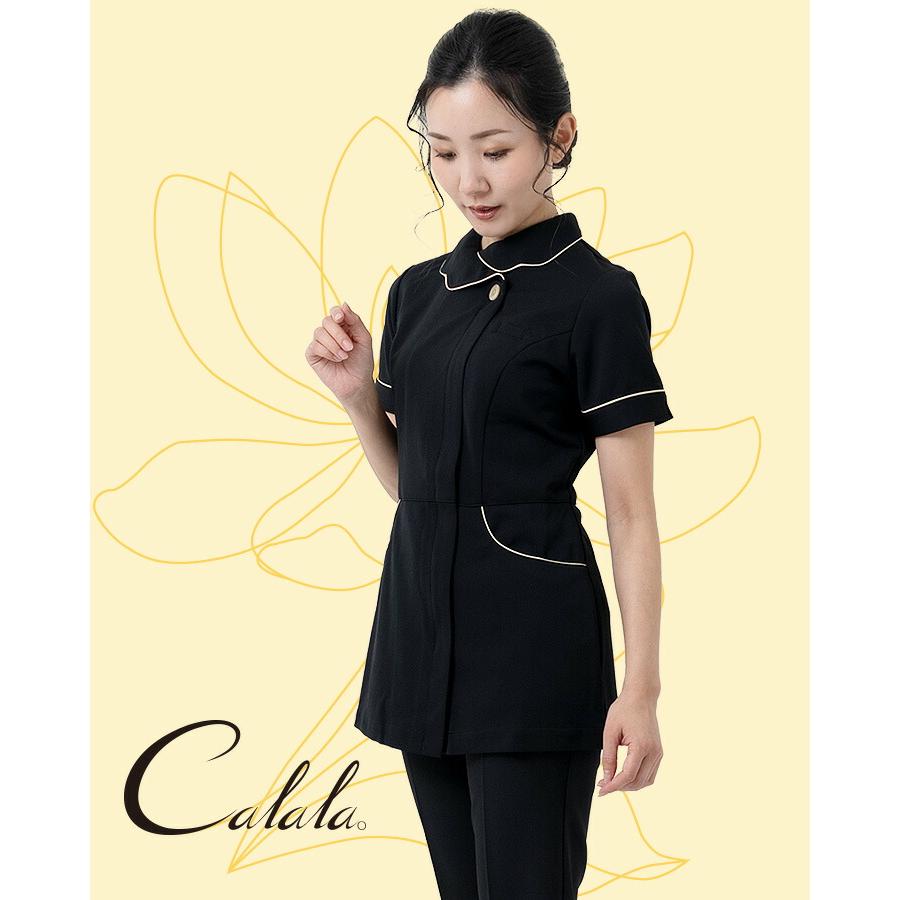 Calala キャララ チュニック CL-0242 透け防止 静電 ストレッチ ニット
