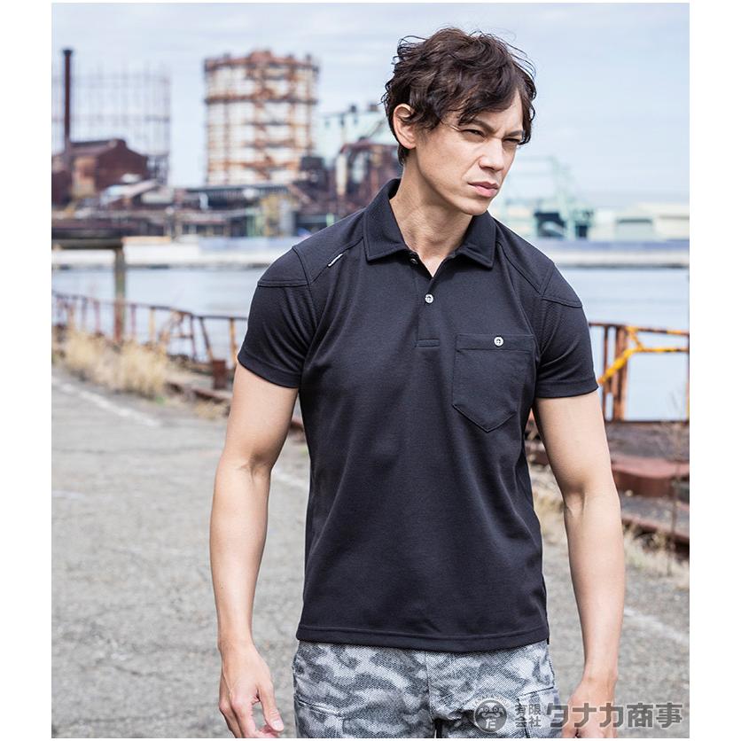 ポロシャツ メンズ 半袖 グラディエーター 消臭 衿形状記憶 ワイヤー