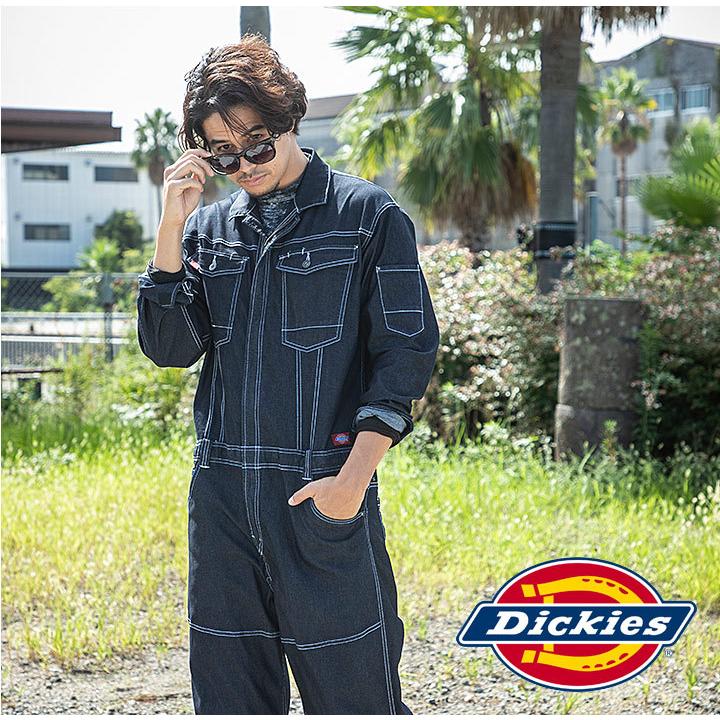 Dickies（ディッキーズ） つなぎ 長袖つなぎ ストレッチ デニム D-706
