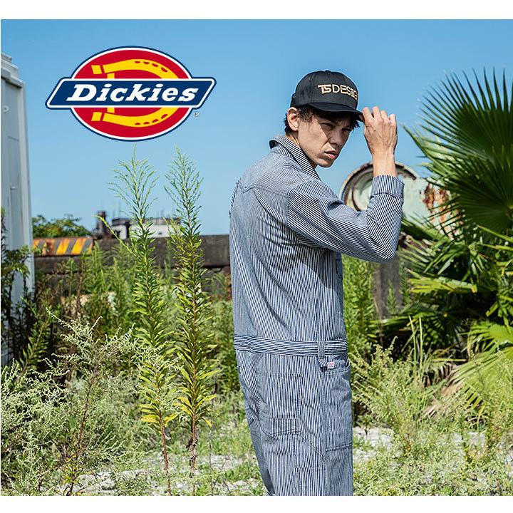 Dickies（ディッキーズ） つなぎ 長袖つなぎ ストレッチ ヒッコリー D