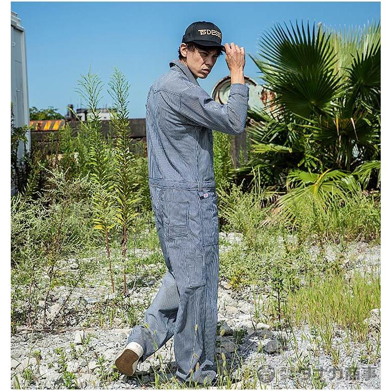 Dickies（ディッキーズ） つなぎ 長袖つなぎ ストレッチ ヒッコリー D