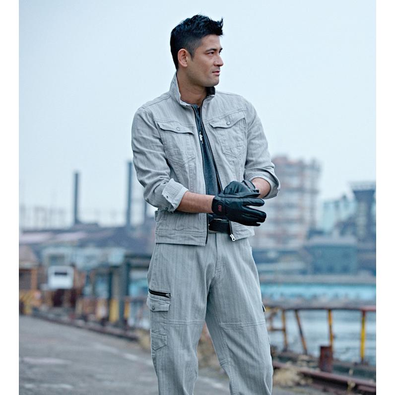 DOGMAN ドッグマン ストレッチデニム 長袖ブルゾン ジャケット 8677 3