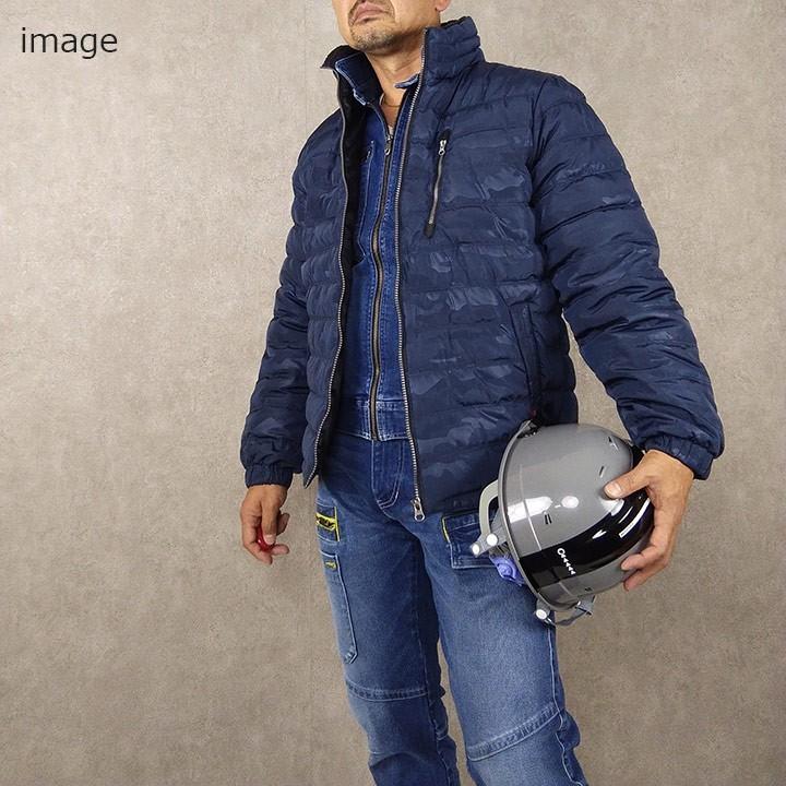 自重堂 ジャウィン JAWIN 58500 防寒ジャンパー (カモフラ柄エンボス