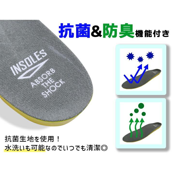 即日発送】インソール 6910 中敷き 衝撃吸収 抗菌 防臭 水洗いOK 安全