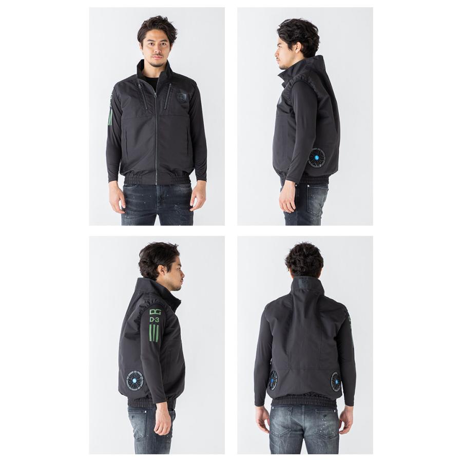 クロダルマ（KURODARUMA） 空調ウェア ベスト ファン＆バッテリー