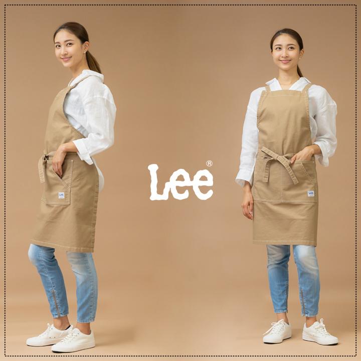 Lee Leeエプロン 業務用 デニム ヒッコリー 胸当て LCK79009 Lee Leeエプロン 業務用 デニム ヒッコリー 胸当て LCK79009