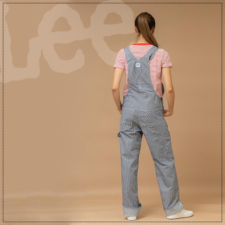 Lee（リー） オーバーオール LWU39002 ストレッチ メンズ 飲食店