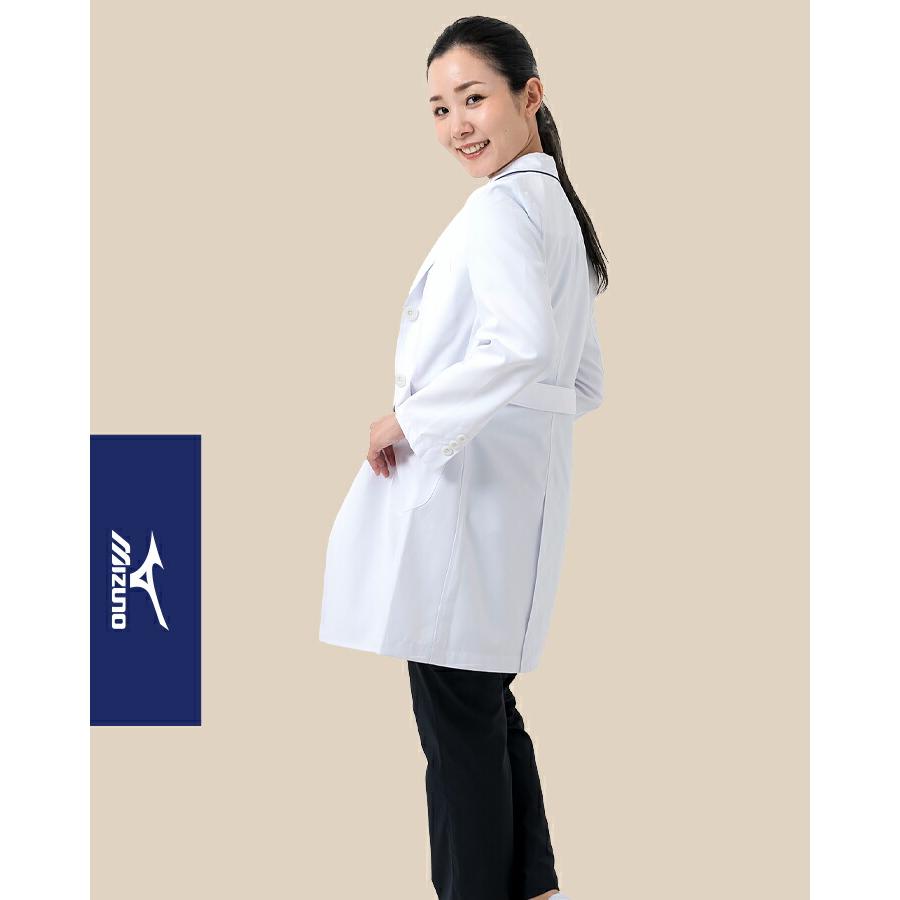MIZUNO（ミズノ） ドクターコート 白衣 パイピング入り Drコート 女性
