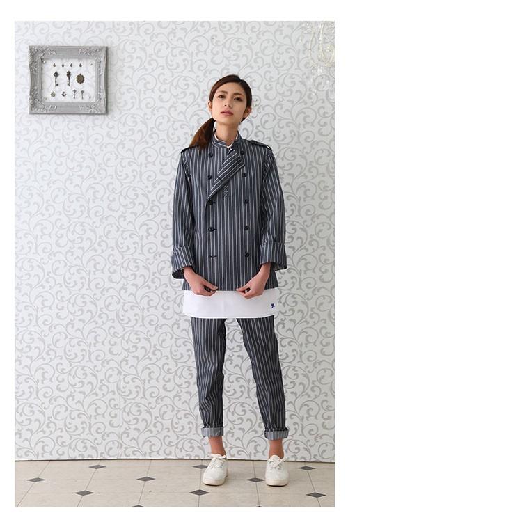 コート RA6516 HAKUI セブンユニフォーム コックコート 長袖 メンズ