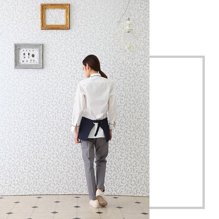 シャツ RH6762 HAKUI セブンユニフォーム コックシャツ 長袖 メンズ