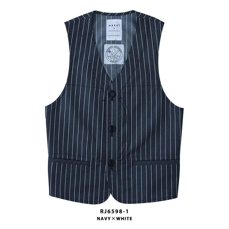 TAKE TAKE様 45R ベスト メンズ サイズ4 ネイビー縦ストライプ TAKE