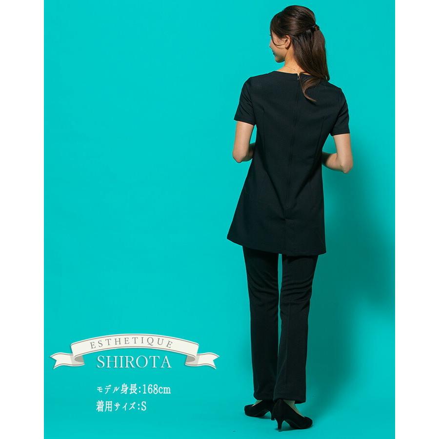 チュニック 白衣 シロタコーポレーション ナース服 e3115 半袖 透け防止 女性 レディース 受付 エステ服 メディカルウェア おしゃれチュニック 上品 医療用 SHIROTA チュニック 白衣 シロタコーポレーション ナース服 e3115 半袖