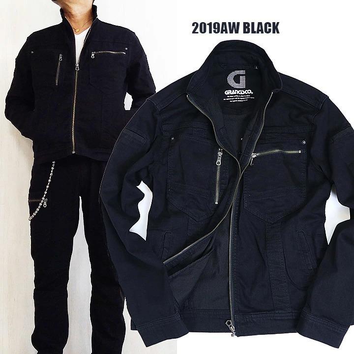 メンズウェア G.S TAKAYA WORK WEAR 【即日発送】デニムジャケット ストレッチ グラン