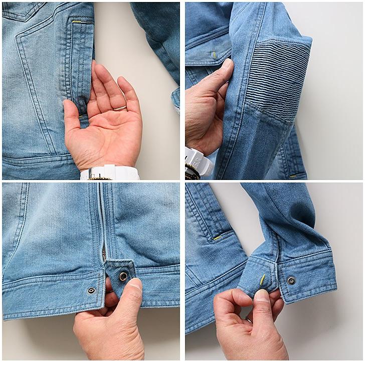 寅壱 作業着 上下セット ストレッチ サマー デニム ジャンバー＆カーゴ