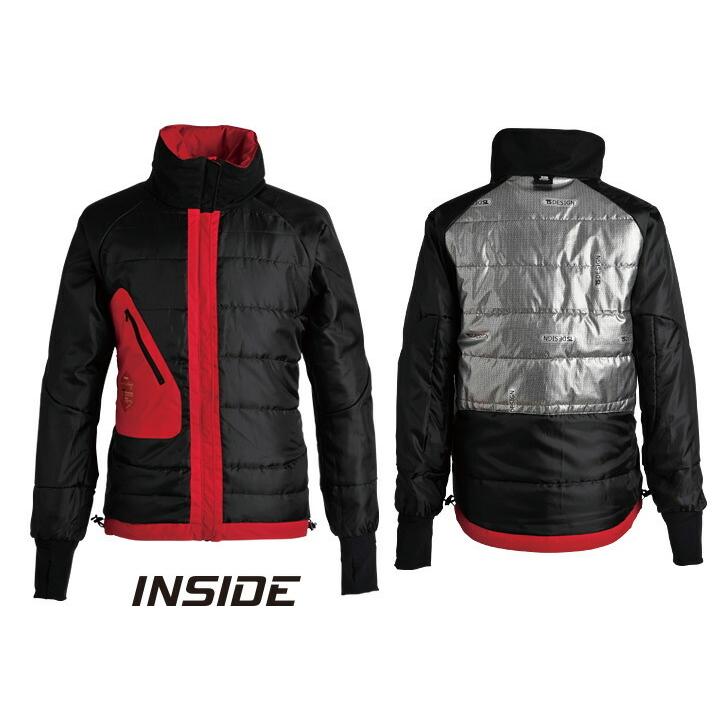 TS DESIGN 防寒着 アウター 防水 シェルジャケット フード付き 防寒服