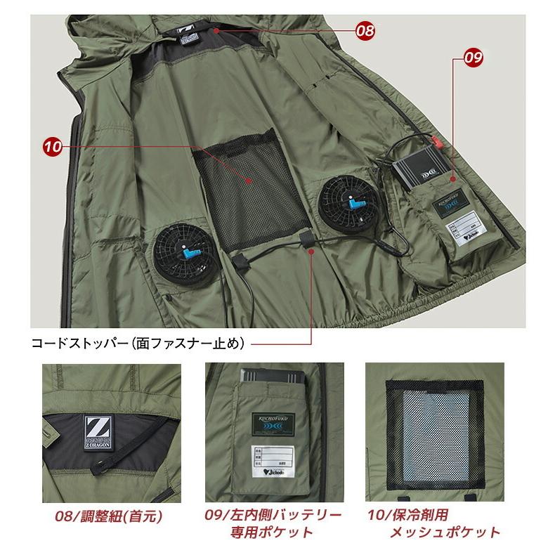 自重堂 【即日発送 応援価格！】空調服 半袖ブルゾン Max15V風量86L Z