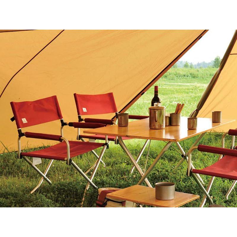 スノーピーク(snow peak) フォールディング チェアワイド RD LV-077RD snow peak フォールディング チェアワイド RD LV 077RD