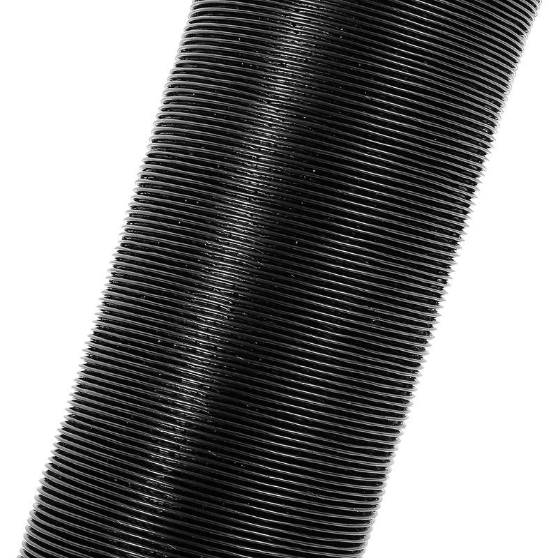 X AUTOHAUX カーヒーターダッキングパイプ 内径60 mm 長さ345 mm 温風ダクトホースベント ブラック