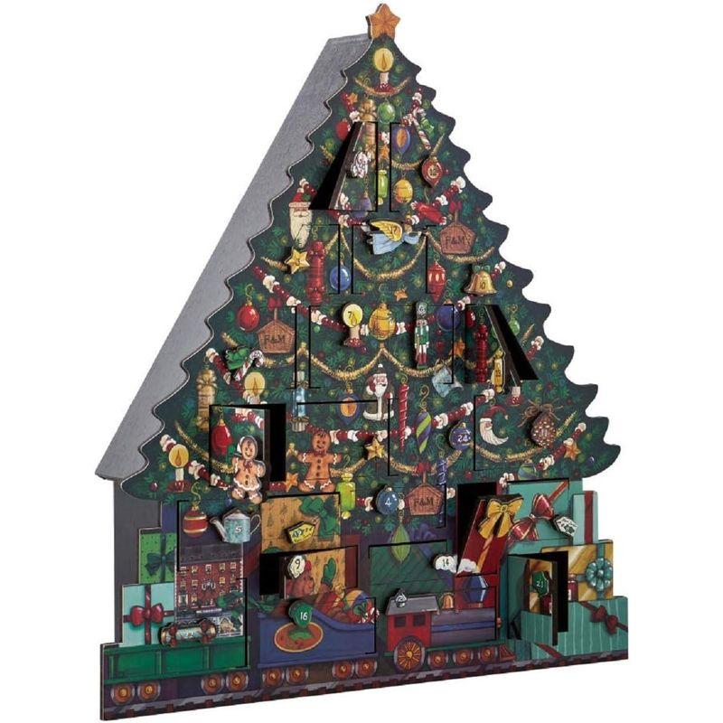 英国　Fortnum　Mason　フォートナム＆メイソン　クリスマス　クリスマスツリーデザイン　アドベントカレンダー　並行輸入品