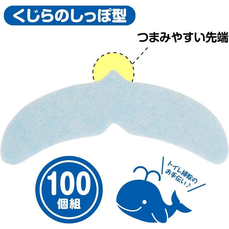 アストロ　消臭機能付き　おしっこ吸収パッド　強力吸水繊維を使用　100個入り　快適長持ち　アンモニア臭を99%消臭　トイレの隙間からのおしっ