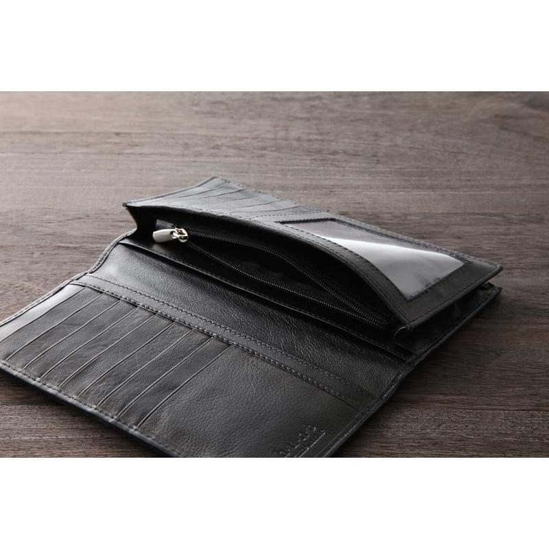 牛革 長財布 HUNT 3020 送料無料 hunt ハント 人気 本革長財布 ブラック 贈り物 プレゼント　 |  | 03