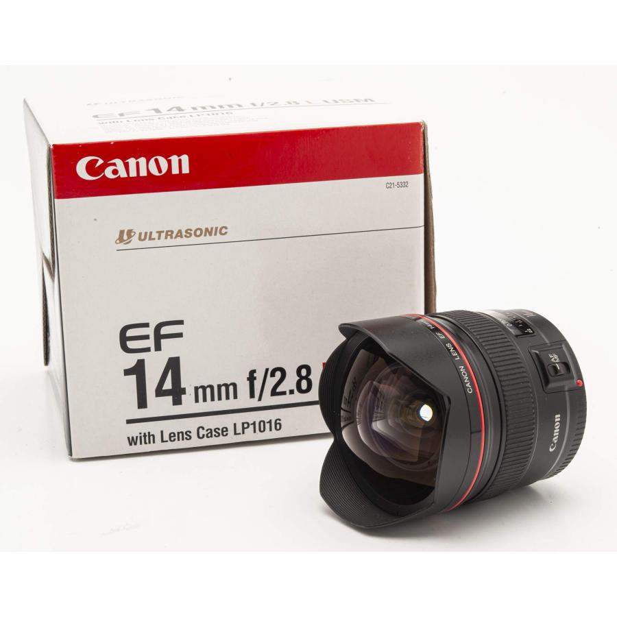 CANON EF 14mm 1:2.8 ultrasonic 美品 Top Mint in Box] Canon EF 14mm f/2.8 L II USM Ultra-Wide