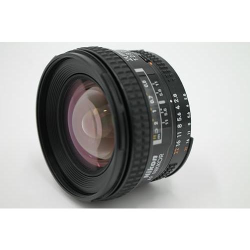 Objectif Nikon AF-D 20mm F/2.8 Grand Angle Fixe - Occasion + Filtre UV Et Housse