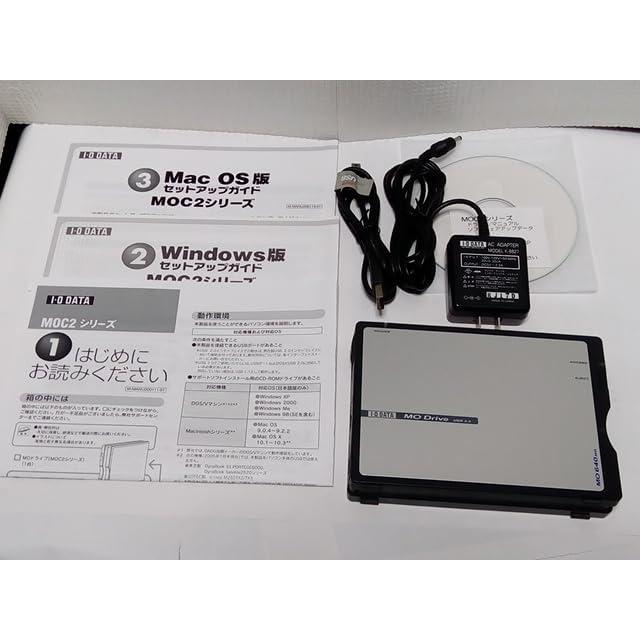 【希少ほぼ新品！②】I-O DATA MOC2-U640R MOドライブ USB I.O DATA☆ コンパクトMOドライブ MOC2-U640R