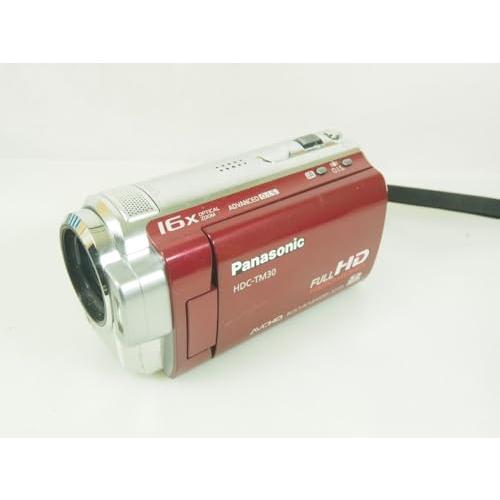 パナソニックHDC-TM30 フルHD ビデオカメラ赤本体
